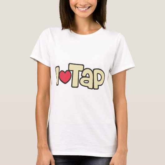 I Love Tap T-shirt (Voorkant)