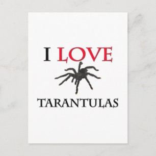 I Love Tarantulas Briefkaart