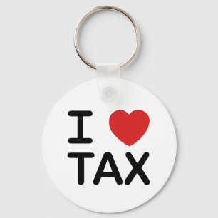 I Love Tax Sleutelhanger