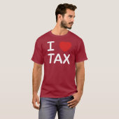 I Love Tax T-shirt (Voorkant volledig)