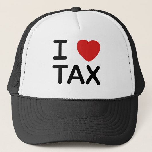 I Love Tax Trucker Pet (Voorkant)