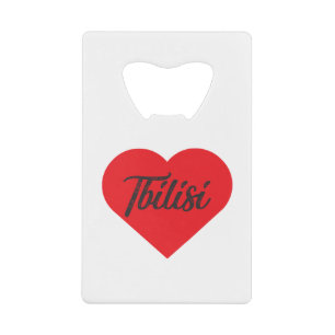 I Love Tbilisi - Georgia Kredietkaart Flessenopener
