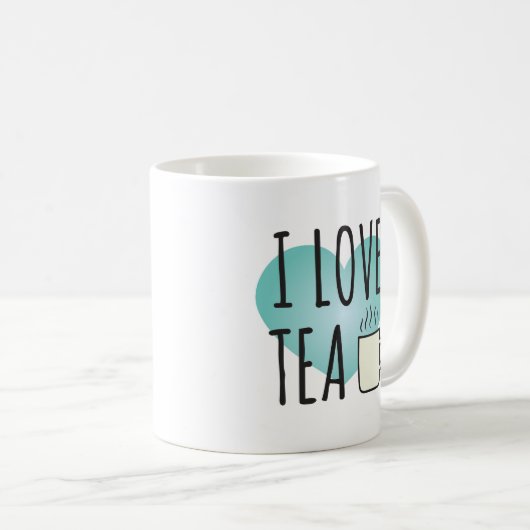 I Love Tea (11 oz) Coffee Mug (Devant droit)