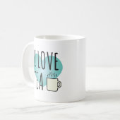 I Love Tea (11 oz) Coffee Mug (Devant gauche)