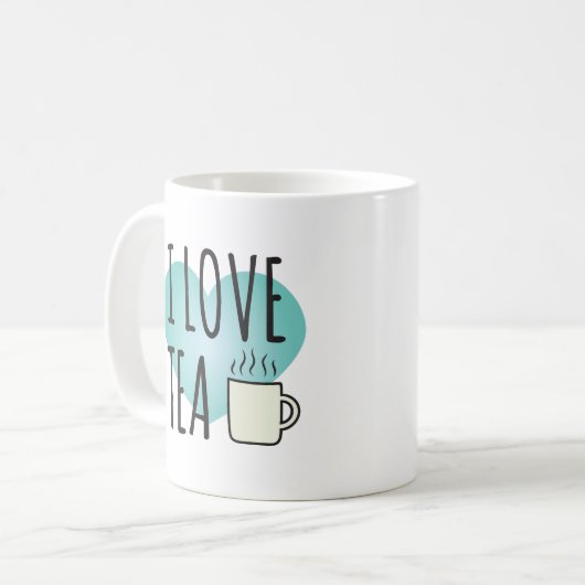 I Love Tea (11 oz) Coffee Mug (Devant gauche)