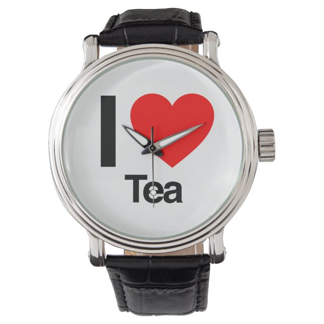 I Love Tea Horloge (Voorkant)
