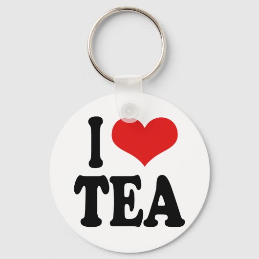 I Love Tea Sleutelhanger (Voorkant)