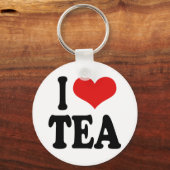 I Love Tea Sleutelhanger (Voorkant)