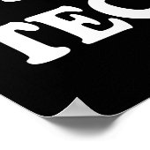 I Love Techno Poster (Hoek)