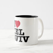 I Love Tel Aviv Mug (Devant droit)