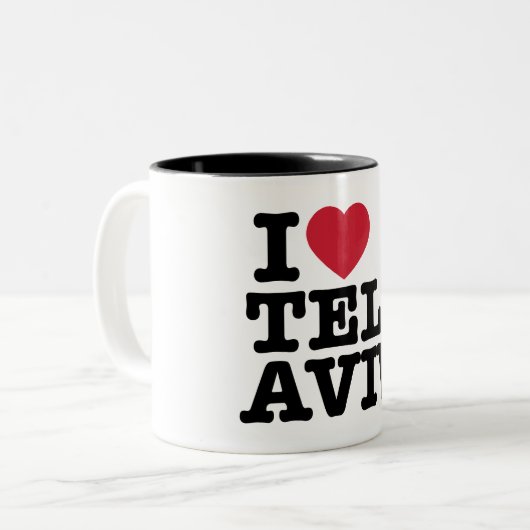 I Love Tel Aviv Mug (Devant gauche)