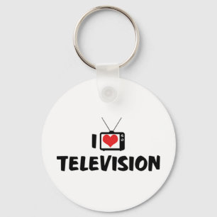 I Love Televison Sleutelhanger