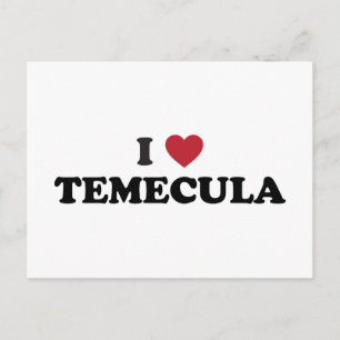 I Love Temecula California Briefkaart