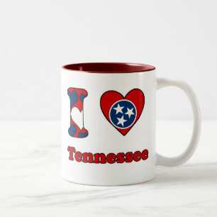 I love Tennessee Tweekleurige Koffiemok