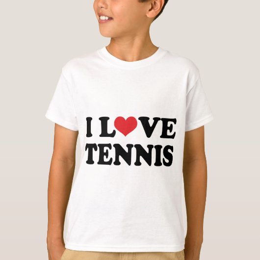 I Love Tennis (Gift) T-shirt (Voorkant)