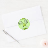 I LOVE TENNIS RONDE STICKER (Envelop)