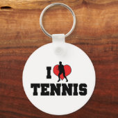 I Love Tennis Sleutelhanger (Voorkant)