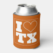 I Love Texas (Austin) Koozie (Blikje Voorkant)