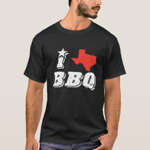 I Love Texas BBQ Barbecue Pitmaster Grill Chef Pre T-shirt
