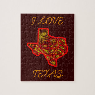 I Love Texas Puzzle