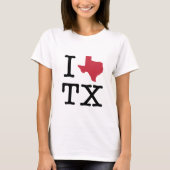 I Love texas T-shirt (Voorkant)