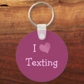 I Love Texting Sleutelhanger (Voorkant)