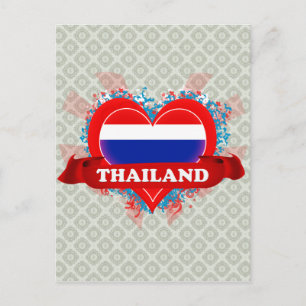 I Love Thailand Briefkaart