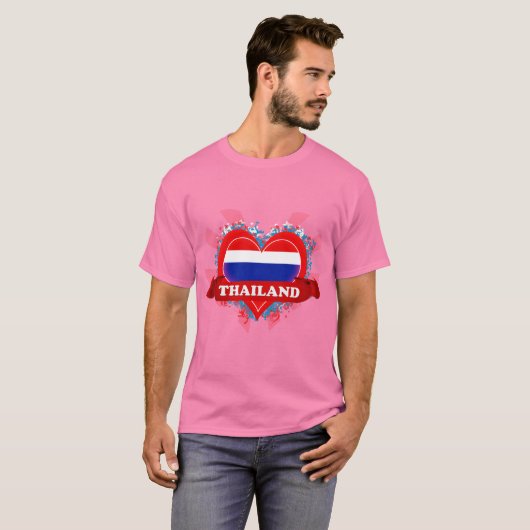  I Love Thailand T-shirt (Voorkant volledig)