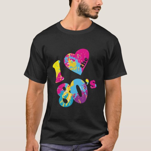 I Love The 80'S T-shirt (Voorkant)