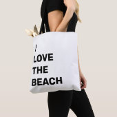 I Love The Beach Summer Citation Sac fourre-tout d (De près)