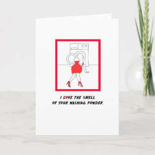 I Love The Smell - Funny Valentines Carte de jour