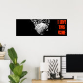 I Love This Game - Basketball Panoramic Poster (Bureau à domicile)