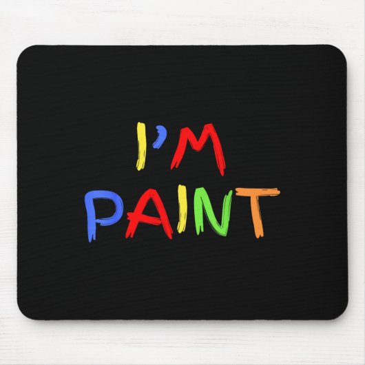 I Love To Finger Paint Tiny Red Heart I'm Paint Va Muismat (Voorkant)