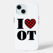 I Love to Occupational Therapy Case-Mate iPhone Case (Achterkant)
