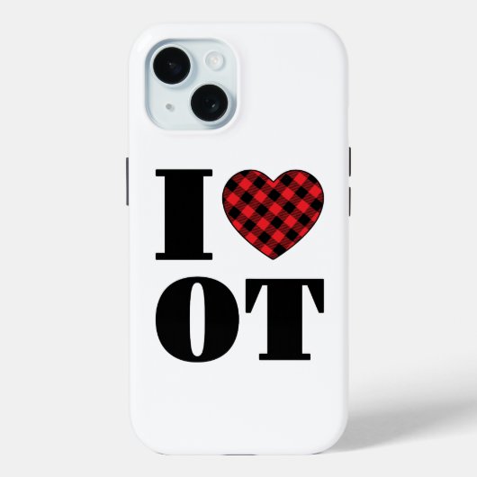 I Love to Occupational Therapy Case-Mate iPhone Case (Achterkant)