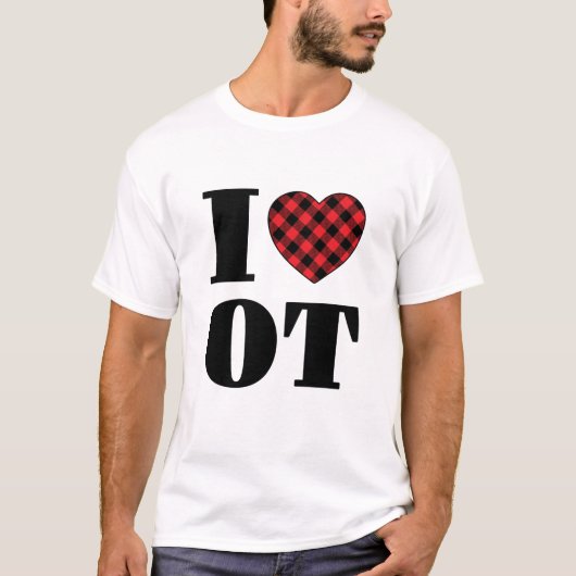 I Love to Occupational Therapy T-shirt (Voorkant)