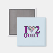 I Love to Quilt - Magnet (Recto/Verso)