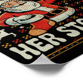 I Love To Stuff Her Stocking Jingle His Bells Ugly Poster (Hoek)
