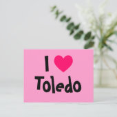 I Love Toledo Briefkaart (Staand voorkant)