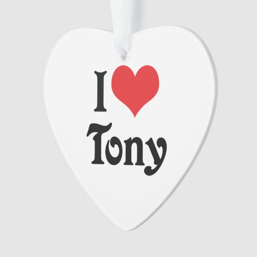 I Love Tony (devant)