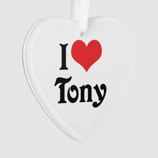 I Love Tony (devant)