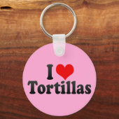I Love Tortillas Sleutelhanger (Voorkant)