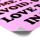 I Love Tout Le Monde Drôle Poster Signe (Coin)