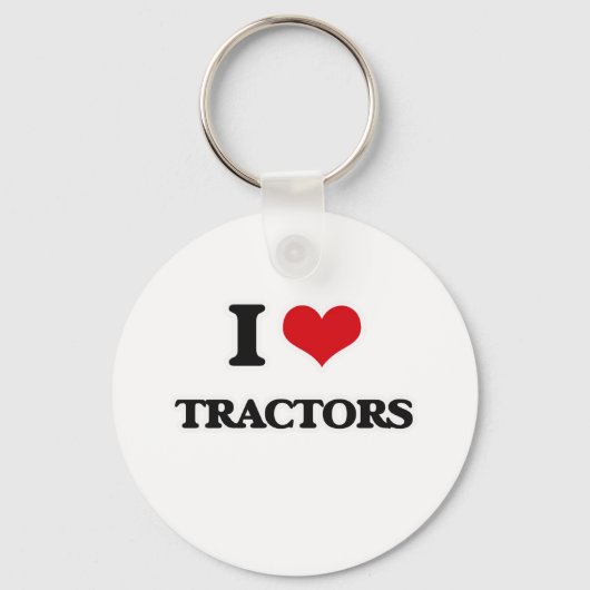 I Love Tractors Sleutelhanger (Voorkant)