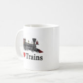 I Love Trains Koffiemok (Voorkant links)