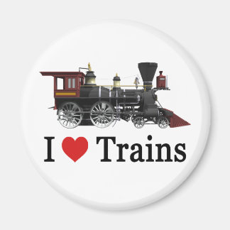 I Love Trains Magneet