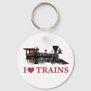 I Love Trains Sleutelhanger