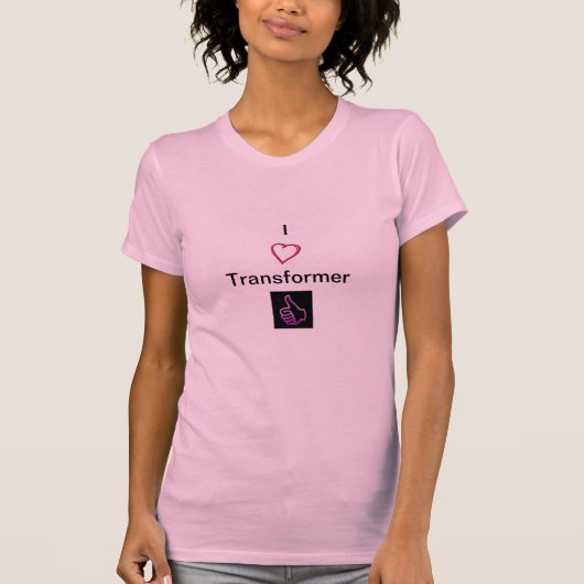 I Love Transformer T-shirt (Voorkant)