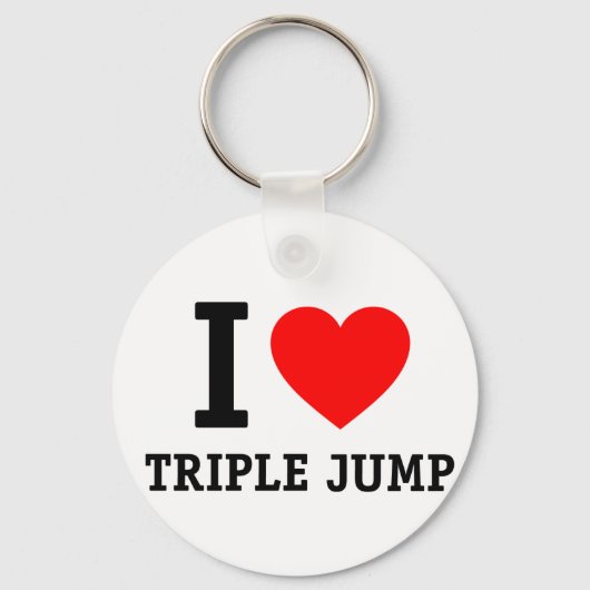 I Love Triple Jump Sleutelhanger (Voorkant)