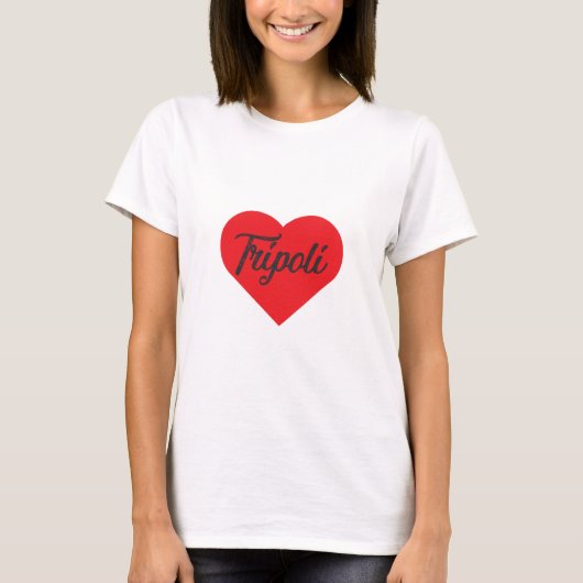 I Love Tripoli - Libya T-shirt (Voorkant)
